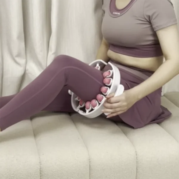 Ring - shaped leg massager