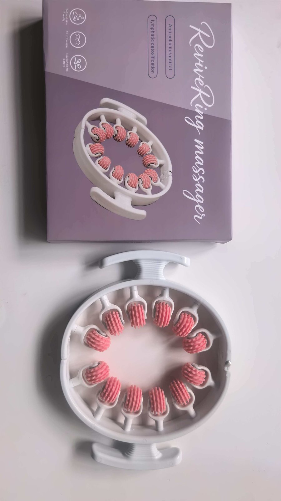 HX-0008 Ring-Shaped Leg Massager for Inner Thigh & Body Relaxation product photo 2