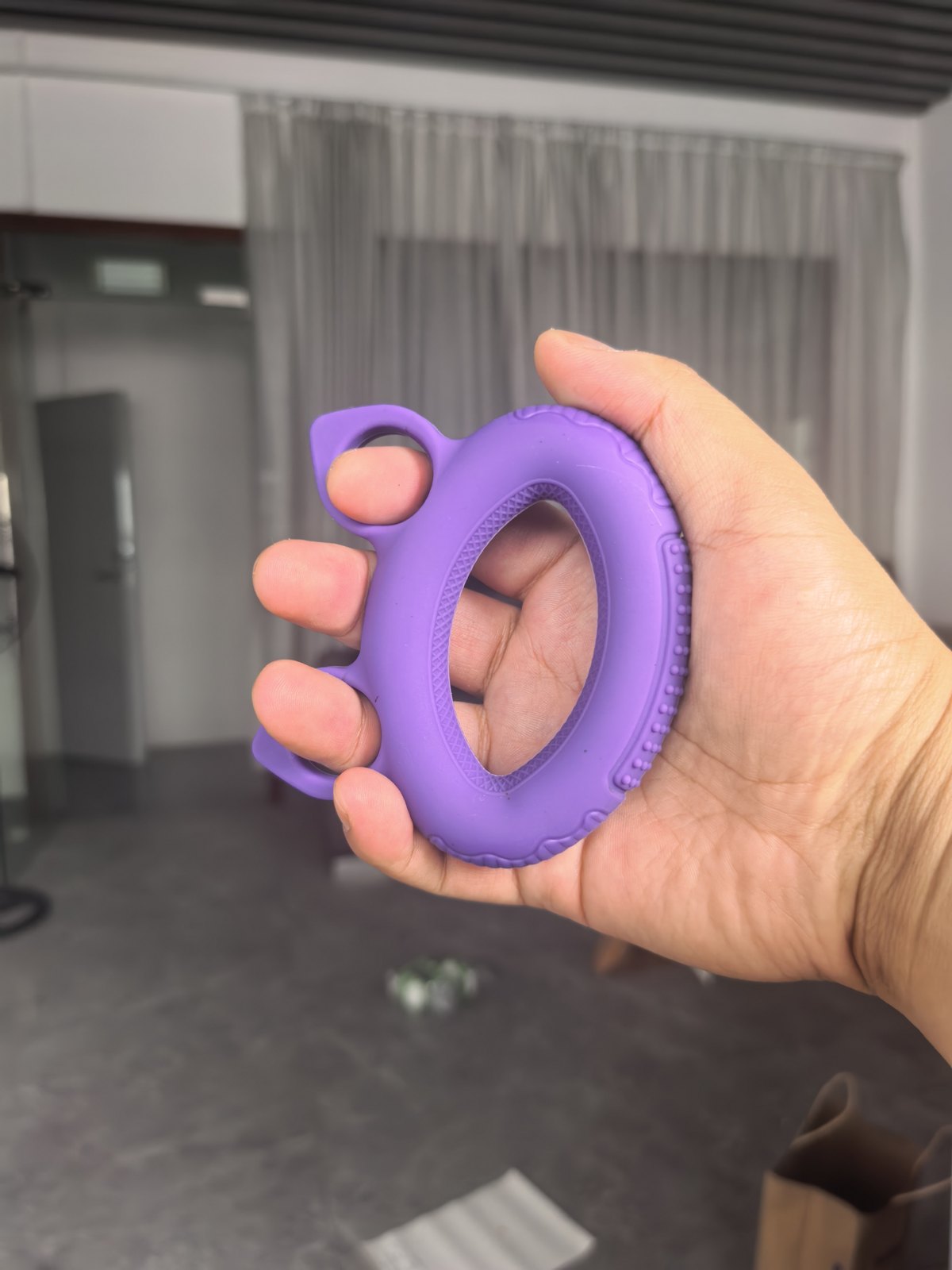 HX-2601 Cat Ear Silicone Hand Grip Strengthener for Fitness & Stress Relief product photo 3