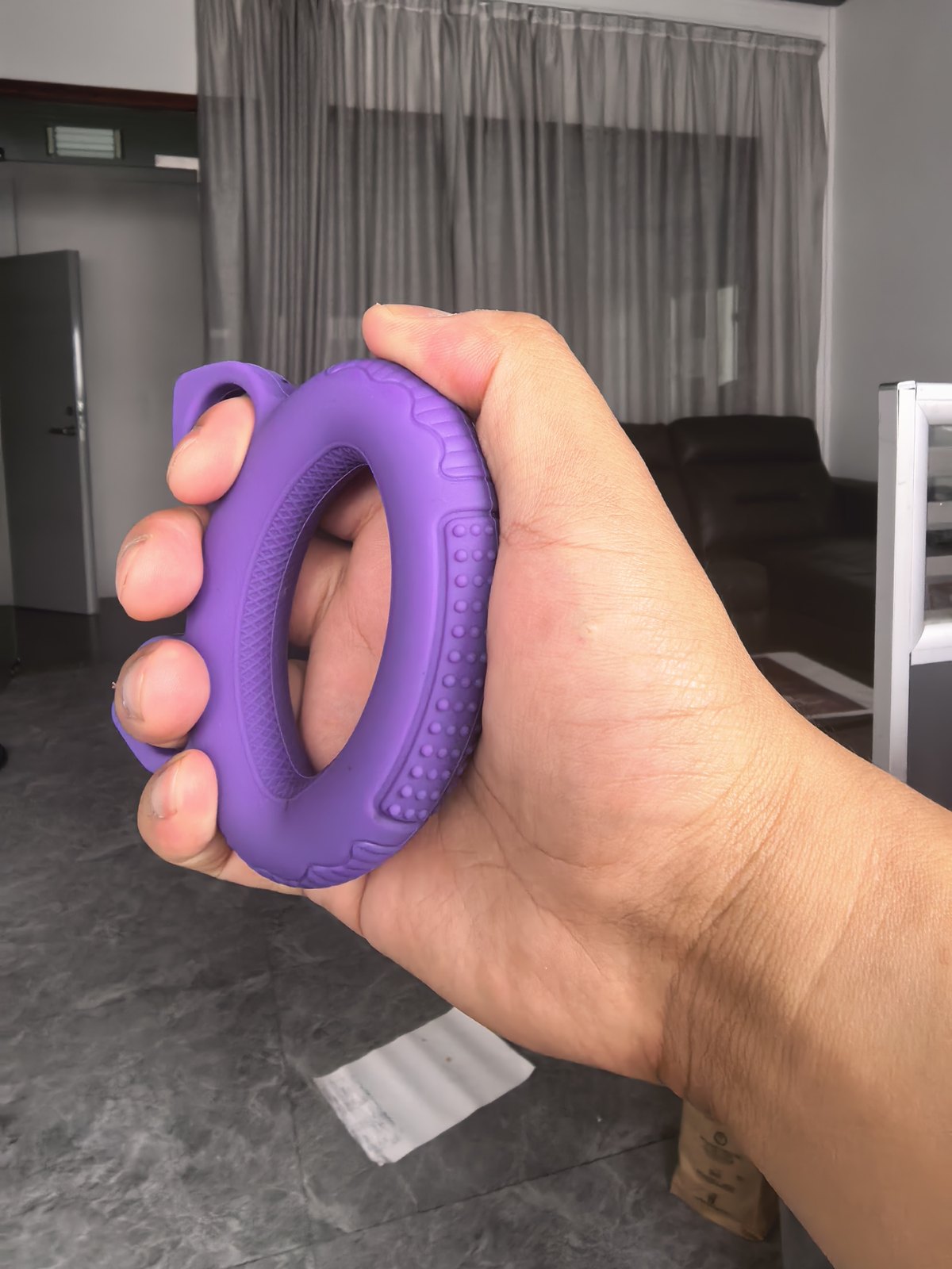 HX-2601 Cat Ear Silicone Hand Grip Strengthener for Fitness & Stress Relief product photo 4
