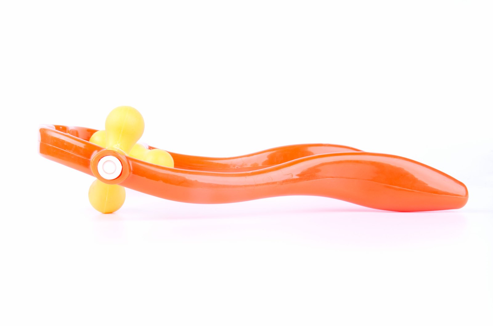 HX-5099 U-shaped acupressure neck massager, orange