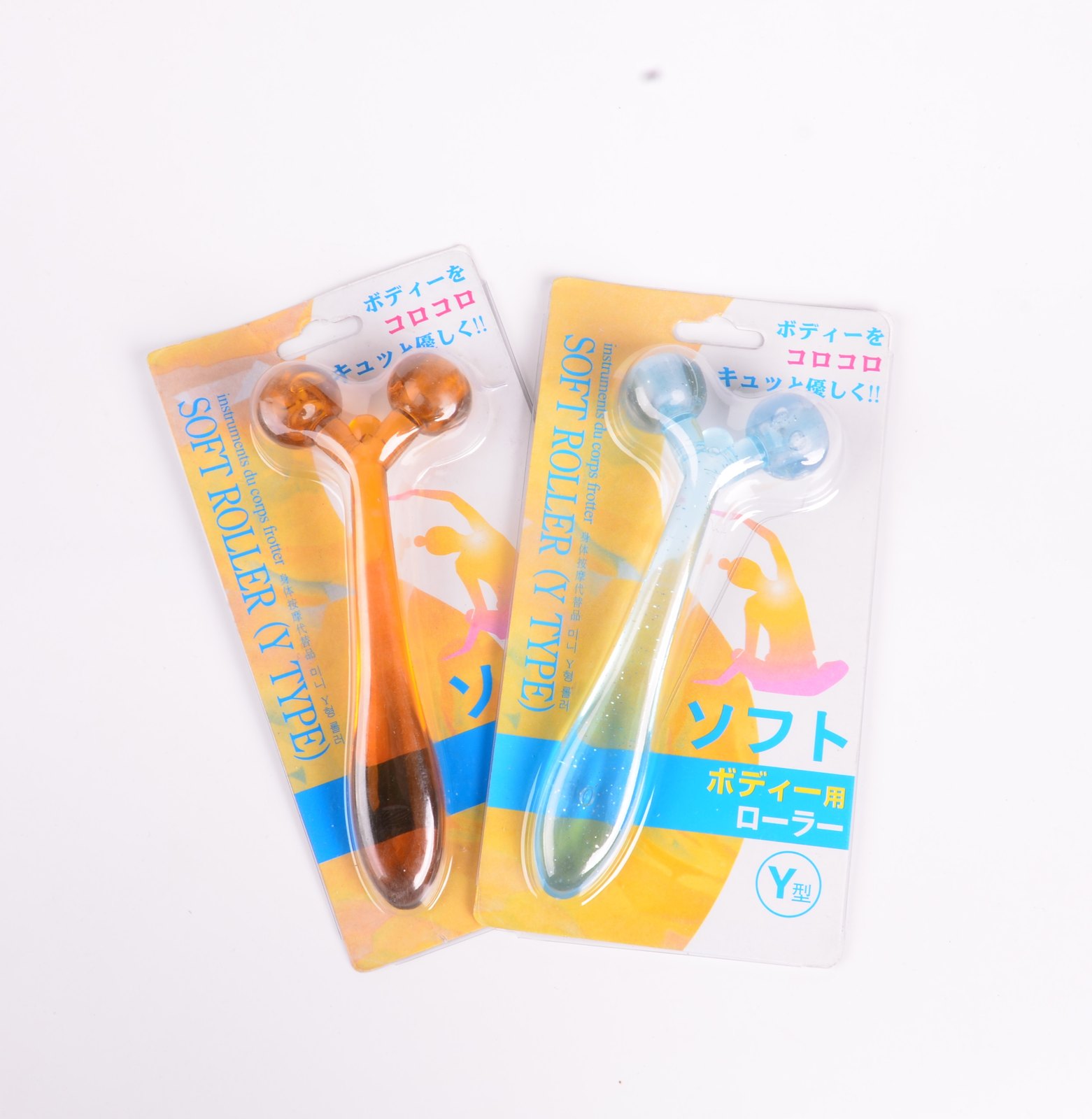 HX-6099 Y-Shaped Mini Face & Body Massage Roller for Gifts product photo 1