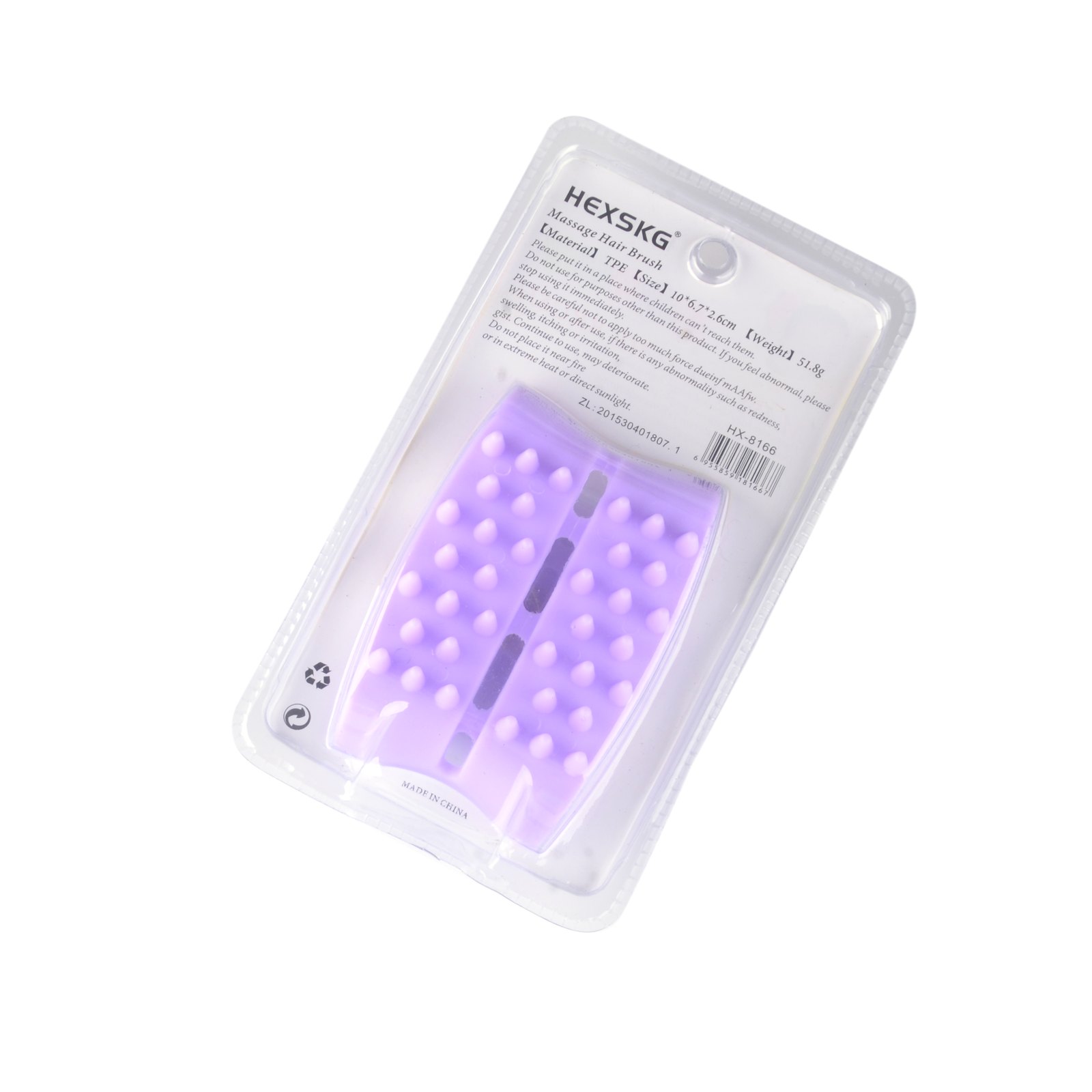 HX-8166 Double-Sided Bath & Scalp Massage Brush for Shower Care product photo 2