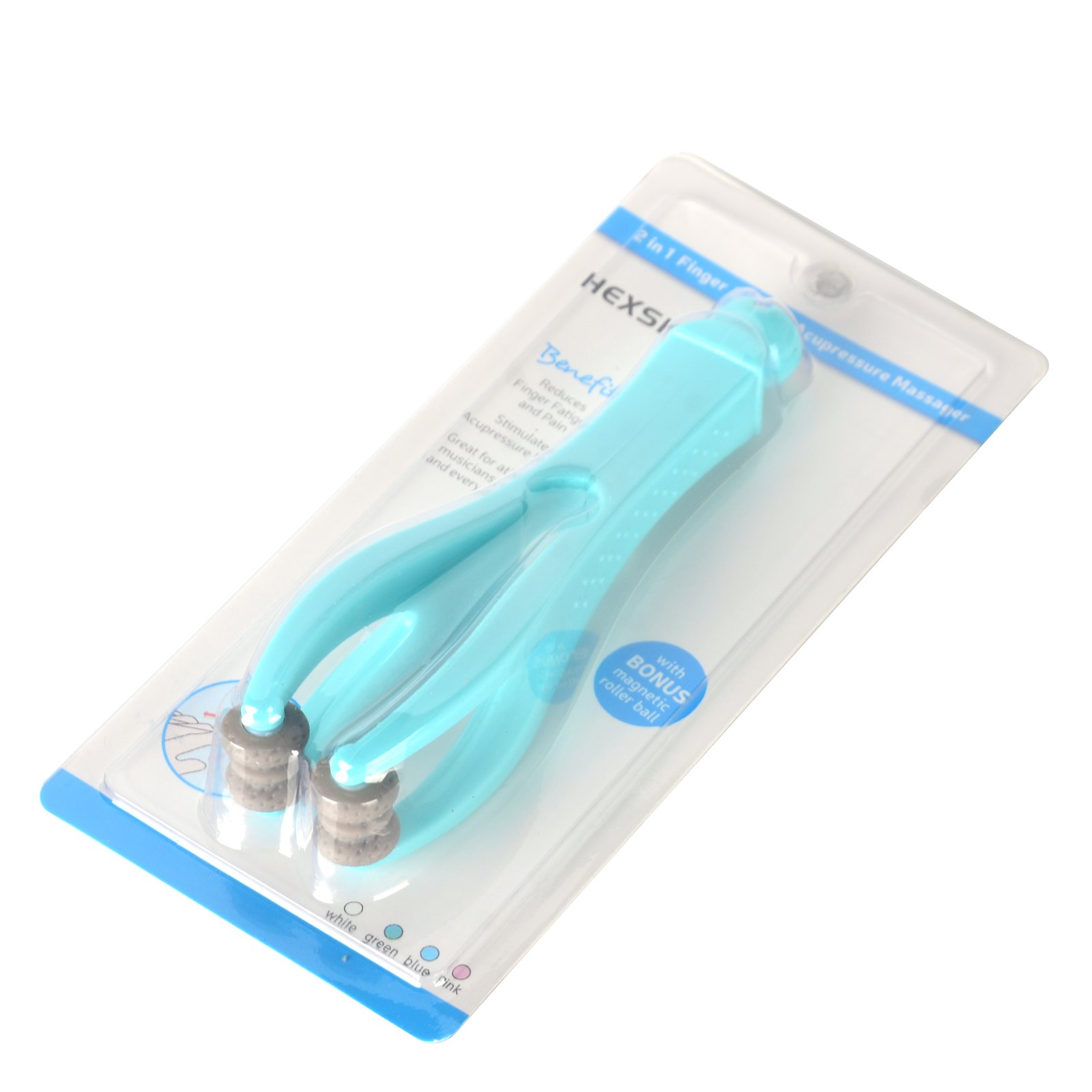 HX-8266 Finger Massager with Steel Bead Tail for Hand Relaxation product photo 3