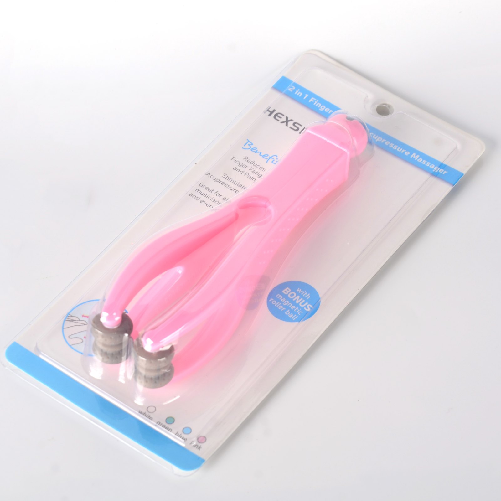 HX-8266 Finger Massager with Steel Bead Tail for Hand Relaxation product photo 4