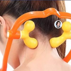 HX-5099 neck massager in use, close-up view
