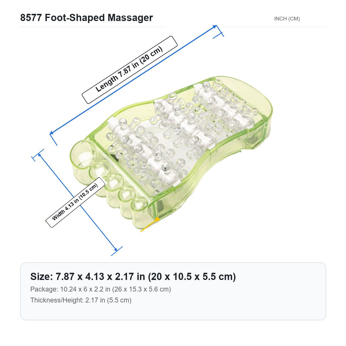 HX-8577 Foot-Shaped Massager image 4