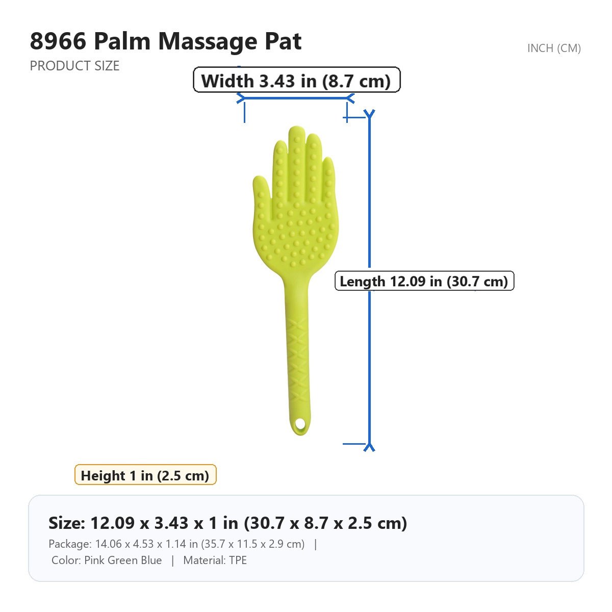 HX-8966 Palm Massage Pat image 4