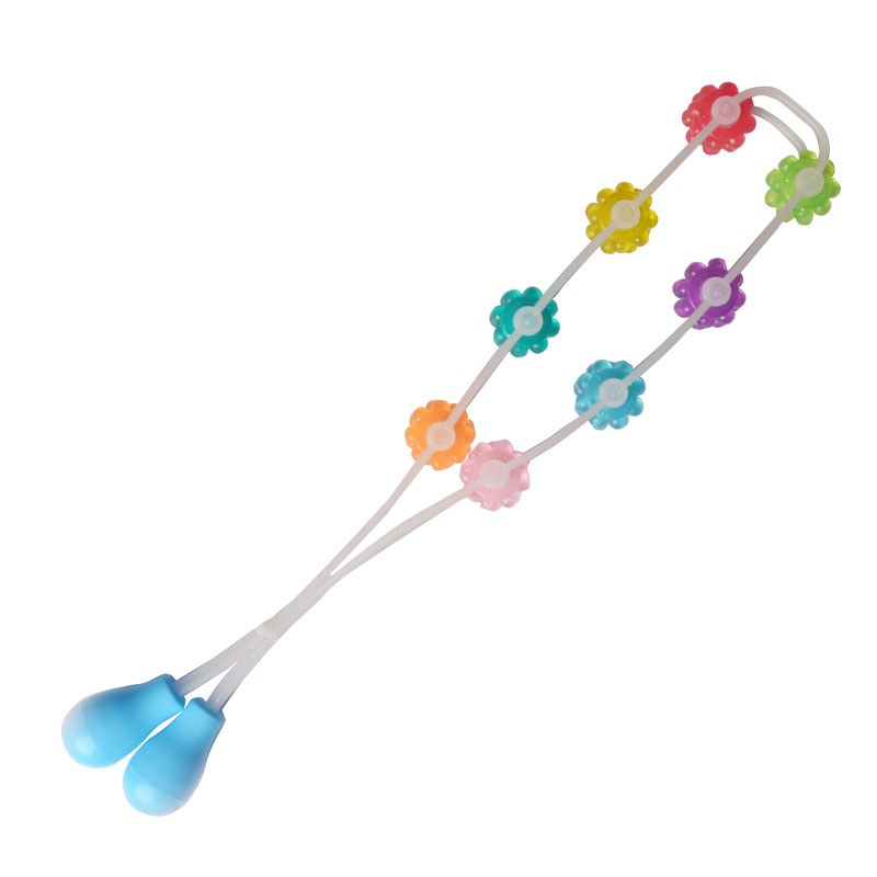 HX-9866 Double-Row 16-Wheel Back Massager - Multi Color image 1